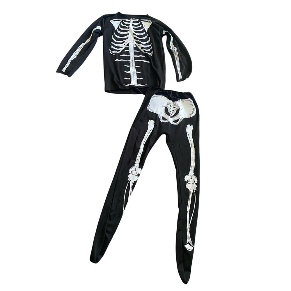 Girls Skeleton Halloween Costume Sz 10-12
